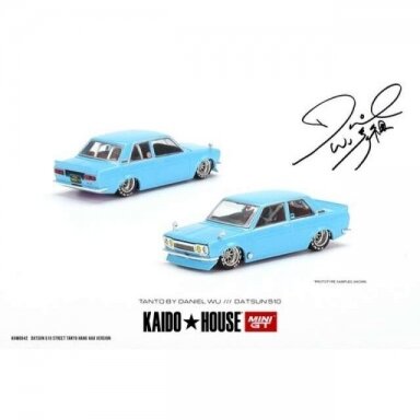 Mini GT Kaido House Kaido House Datsun 510 Pro Street Tanto V1, blue Mini GT Kaido House Kaido House Datsun 510 Pro Street Tanto V1, blue