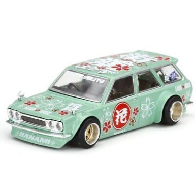 Mini GT Kaido House Kaido House RHD Datsun 510 Wagon *Hanami V2*, green Mini GT Kaido House Kaido House RHD Datsun 510 Wagon *Hanami V2*, green