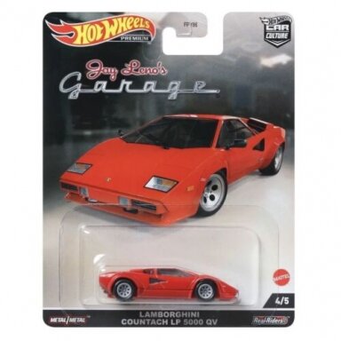 BROKEN BLISTER!!!! Hot Wheels Premium Lamborghini Countach LP 5000 QV *Jay Leno's Garage*, red BROKEN BLISTER!!!! Hot Wheels Premium Lamborghini Countach LP 5000 QV *Jay Leno's Garage*, red
