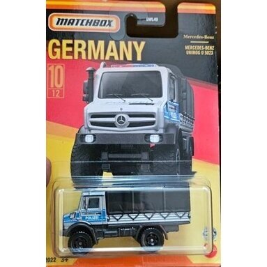 Matchbox Modeliukas MERCEDES-BENZ UNIMOG U5020, silver Matchbox Modeliukas MERCEDES-BENZ UNIMOG U5020, silver
