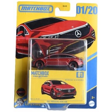 Matchbox 2025 Collectors 2022 Mercedes-Benz EQS, red