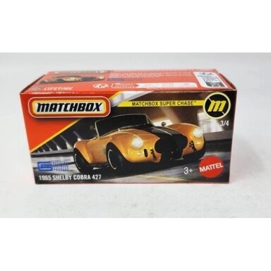 Matchbox 1965 Shelby Cobra 427 Orange Matchbox Super Chase