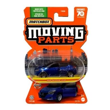 Matchbox Moving Parts Nissan Leaff Blue