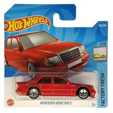 Hot Wheels Mercedes-Benz 500 E Red - Factory Fresh 2/10