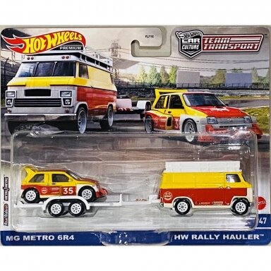 Hot Wheels Premium Team Transport MG Metro & HW Rally Hauler Hot Wheels Premium Team Transport MG Metro & HW Rally Hauler