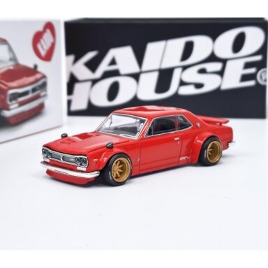 Mini GT Modeliukas 1/64 1969 Nissan Skyline GT-R (KPGC10) Kaido Street V1, red (yra Sandėlyje) Mini GT Modeliukas 1/64 1969 Nissan Skyline GT-R (KPGC10) Kaido Street V1, red (yra Sandėlyje)