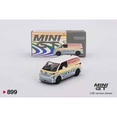 Mini GT 1/64 2022 Volkswagen ID. Buzz, Prototype Rainbow, various