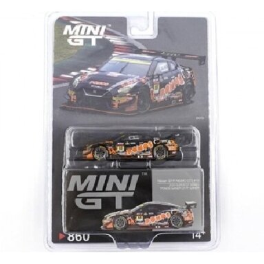 Mini GT 1/64 2023 Nissan GT-R (R35) Nismo GT3 ##10 Ponos Gainer GT-R Gainer *Super GT Series*, black