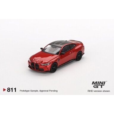 Mini GT 1/64 2024 BMW M4 (G82) Competition, sakhir orange RHD