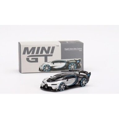 Mini GT 1/64 Bugatti Vision Gran Turismo, silver/black