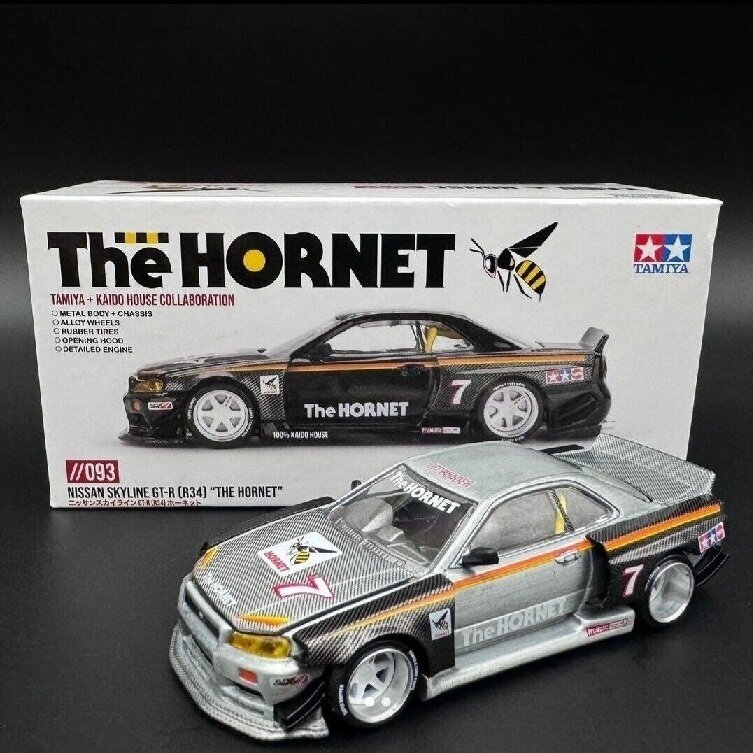 Mini GT Kaido House Nissan Skyline GT-R (R34) Hornet V1, black/gold CHASE