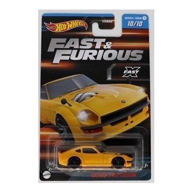 Hot Wheels Fast and Furious Datsun 240z Custom yellow