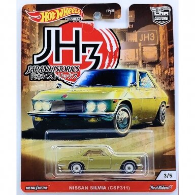 Hot Wheels Premium Nissan Silvia CPS311 *Japan Historics #3*, green Hot Wheels Premium Nissan Silvia CPS311 *Japan Historics #3*, green