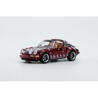 Pop Race Modeliukas Singer/Porsche Targa *2023 Christmas Edition*, deep red Pop Race Modeliukas Singer/Porsche Targa *2023 Christmas Edition*, deep red