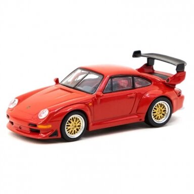 Tarmac Works Modeliukas Porsche 911 (993) GT2, red (yra sandėlyje) Tarmac Works Modeliukas Porsche 911 (993) GT2, red (yra sandėlyje)