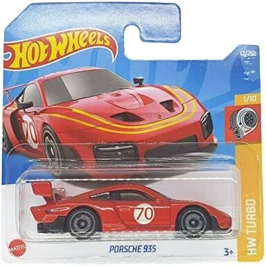 Hot Wheels Mainline Porsche 935 red - HW Turbo 1/10
