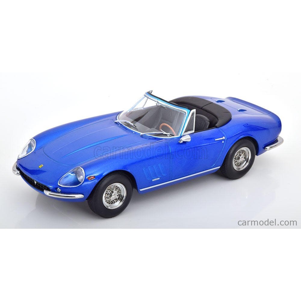 KK Scale Modeliukas 1/18 1967 Ferrari 275 GTB 4 NART Spyder, blue metallic KK Scale Modeliukas 1/18 1967 Ferrari 275 GTB 4 NART Spyder, blue metallic