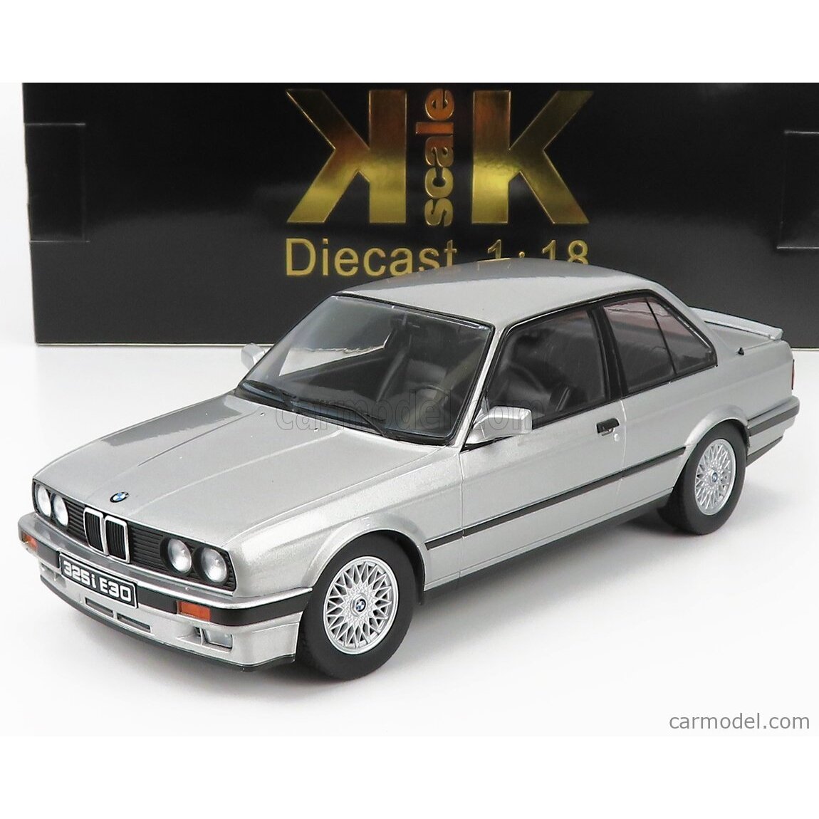 PRE-ORD3R KK Scale Modeliukas 1/18 1987 BMW 325i E30M-Package, silver PRE-ORD3R KK Scale Modeliukas 1/18 1987 BMW 325i E30M-Package, silver