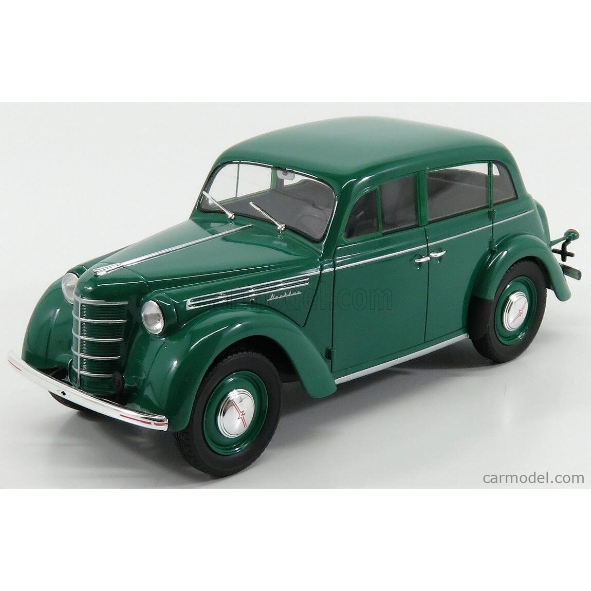 KK Scale Modeliukas 1946 Moskvich 400-420 *Diecast Series*, green KK Scale Modeliukas 1946 Moskvich 400-420 *Diecast Series*, green