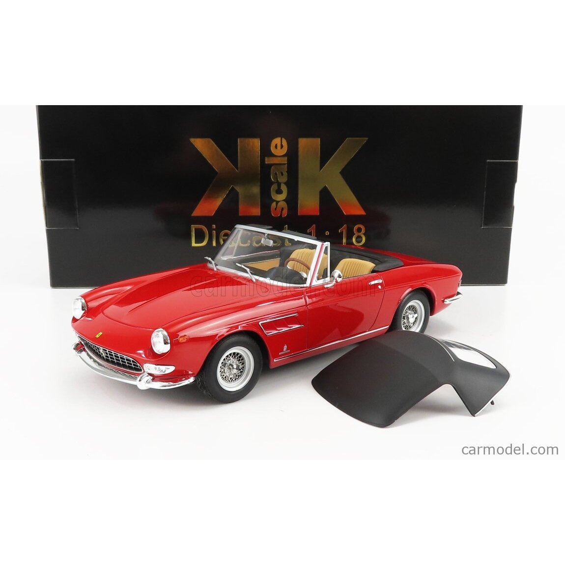 PRE-ORD3R KK Scale Modeliukas 1964 Ferrari 275 GTS Pininfarina Spyder *Interieur beige*, red PRE-ORD3R KK Scale Modeliukas 1964 Ferrari 275 GTS Pininfarina Spyder *Interieur beige*, red