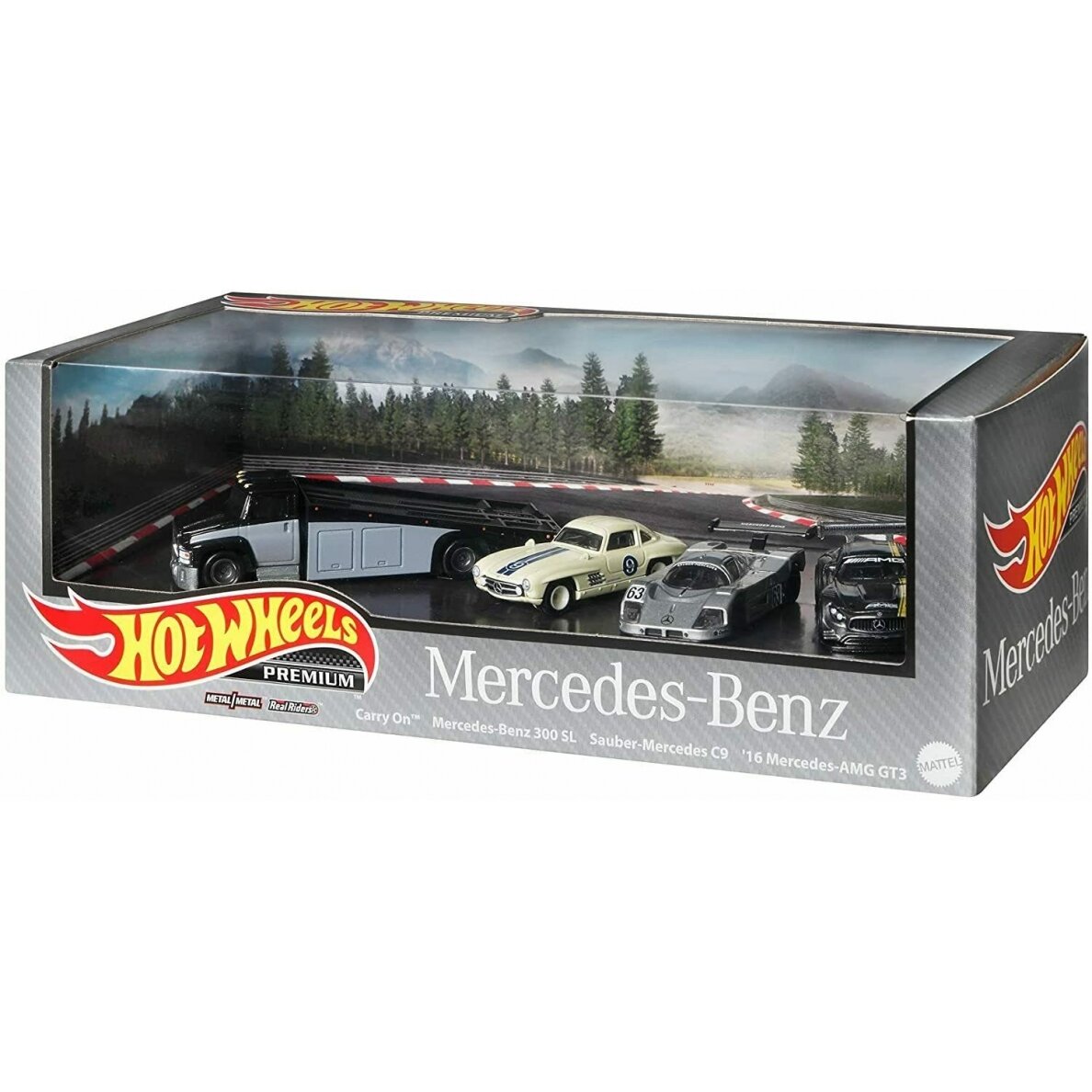 Hot Wheels Premium Modeliukas Premium Set #8 Mercedes-Benz Diorama (Sauber)