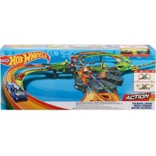 PRE-ORD3R Mattel Hotwheels Trąsa/Garažas Hotwheels Colossal Crash set, Including 2 Hotwheels cars