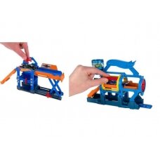 PRE-ORD3R Mattel Hotwheels Trąsa/Garažas Hotwheels *Track Builder* Fold Out Playset. Assortment with various sets