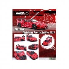 INNO64 Modeliukas LBWK F40 * XMAS 2023 Special Edition*, red velvet (yra sandėlyje)