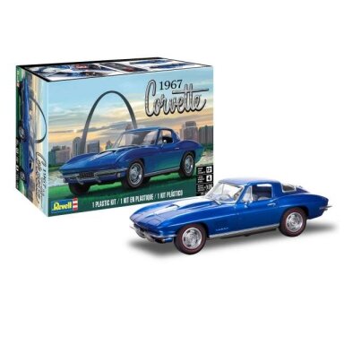 PRE-ORD3R Revell - Germany 1/25 1967 Corvette® Coupe , Level 4, plastic modelkit