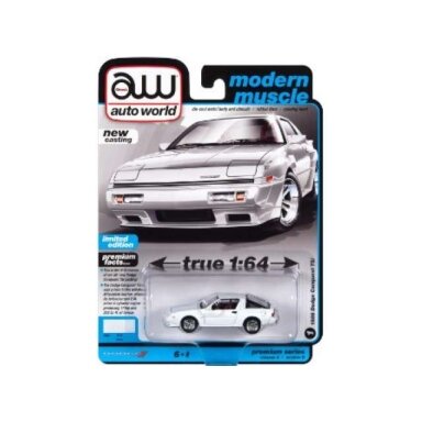 PRE-ORD3R Auto World Modeliukas 1986 Dodge Conquest Tsi, white PRE-ORD3R Auto World Modeliukas 1986 Dodge Conquest Tsi, white