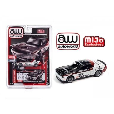 Auto World Modeliukas 2019 Dodge Challenger SRT Hellcat #23 *Yokohama*, white/black Auto World Modeliukas 2019 Dodge Challenger SRT Hellcat #23 *Yokohama*, white/black