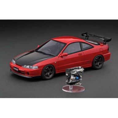 PRE-ORD3R Ignition Modeliukas 1/18 Honda INTEGRA (DC2) Type R with B18C engine, red PRE-ORD3R Ignition Modeliukas 1/18 Honda INTEGRA (DC2) Type R with B18C engine, red