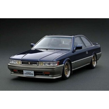 PRE-ORD3R Ignition Modeliukas 1/18 Nissan Leopard 3.0 Ultima (F31) blue/silver