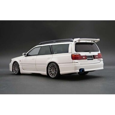 PRE-ORD3R Ignition Modeliukas 1/18 Nissan Stagea 260RS (WGNC34) with RB26DETT, white PRE-ORD3R Ignition Modeliukas 1/18 Nissan Stagea 260RS (WGNC34) with RB26DETT, white