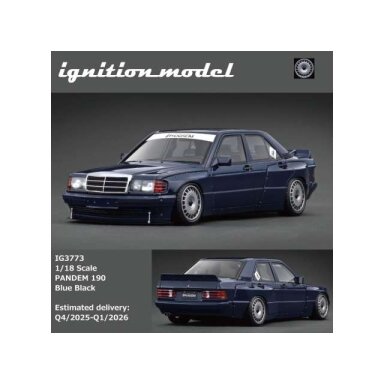 PRE-ORD3R Ignition Modeliukas 1/18 PANDEM 190, blue metallic PRE-ORD3R Ignition Modeliukas 1/18 PANDEM 190, blue metallic