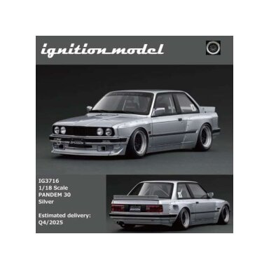 Ignition Modeliukas 1/18 PANDEM 30, silver