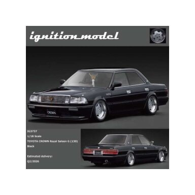PRE-ORD3R Ignition Modeliukas 1/18 Toyota Crown Royal Saloon G (130), black PRE-ORD3R Ignition Modeliukas 1/18 Toyota Crown Royal Saloon G (130), black