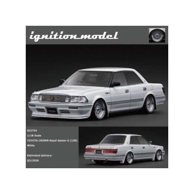 PRE-ORD3R Ignition Modeliukas 1/18 Toyota Crown Royal Saloon G (130) , pearl white PRE-ORD3R Ignition Modeliukas 1/18 Toyota Crown Royal Saloon G (130) , pearl white
