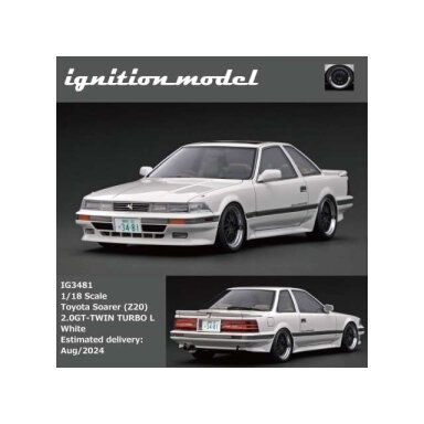 Ignition Modeliukas 1/18 Toyota Soarer (Z20) 2.0GT Twin Turbo L, white Ignition Modeliukas 1/18 Toyota Soarer (Z20) 2.0GT Twin Turbo L, white
