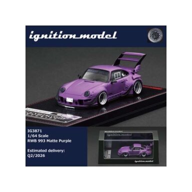 Ignition Modeliukas 1/64 RWB 993, matt purple Ignition Modeliukas 1/64 RWB 993, matt purple