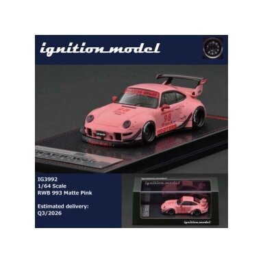 Ignition Modeliukas 1/64 RWB 993, matte pink Ignition Modeliukas 1/64 RWB 993, matte pink