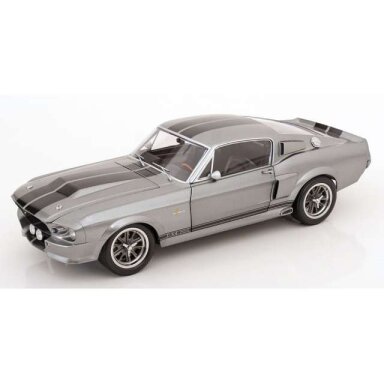 PRE-ORD3R KK - Scale 1/12 1967 Ford Mustang Shelby GT500 Eleanor *Gone in 60 Seconds look-a-like*, grey metallic/black