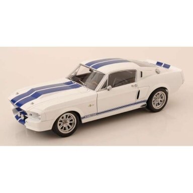 PRE-ORD3R KK - Scale 1/12 1967 Ford Mustang Shelby GT500 Eleanor, white/blue
