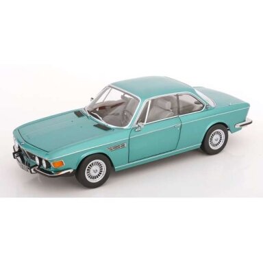 PRE-ORD3R KK - Scale 1/12 1971 BMW 3.0 CSI E9, turquoise-metallic with Alpina rims
