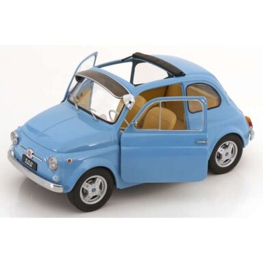 PRE-ORD3R KK - Scale 1/12 Fiat 500 F Custom 1968, lightblue