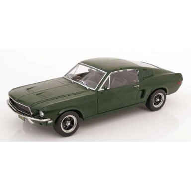 PRE-ORD3R KK - Scale 1/12 Ford Mustang GT Fastback Bullitt Movie Edition, flat green