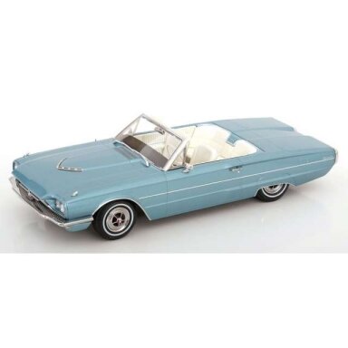 PRE-ORD3R KK - Scale 1/18 1966 Ford Thunderbird Convertible *Movie-Version*, lightblue metallic
