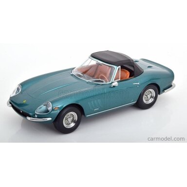 PRE-ORD3R KK Scale 1/18 1967 Ferrari 275 GTB 4 NART Spyder, green metallic