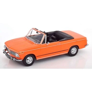 PRE-ORD3R KK - Scale 1/18 1968 BMW 1600-2 Cabrio, orange