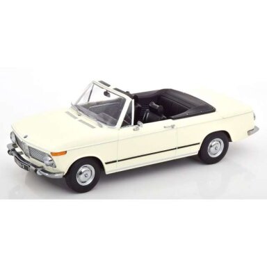 PRE-ORD3R KK - Scale 1/18 1968 BMW 1600-2 Cabrio, white